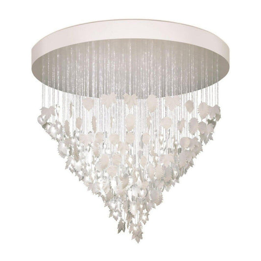 Cascading Porcelain Leaf Chandelier / Default Title