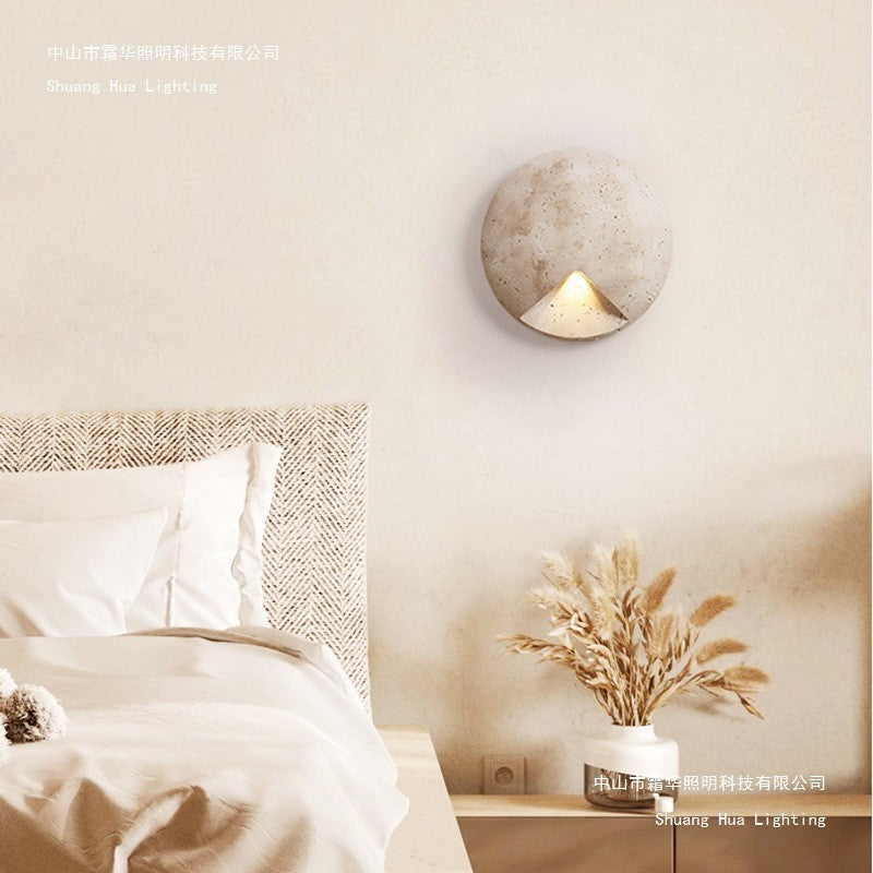 Round Tricolour Stone Wall Light / Creative Style A 25CM