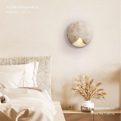 Round Tricolour Stone Wall Light / Creative Style A 25CM