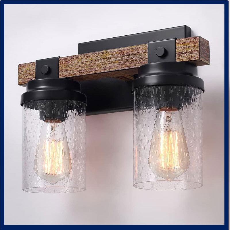 Rustic Multi-Head Wall Light