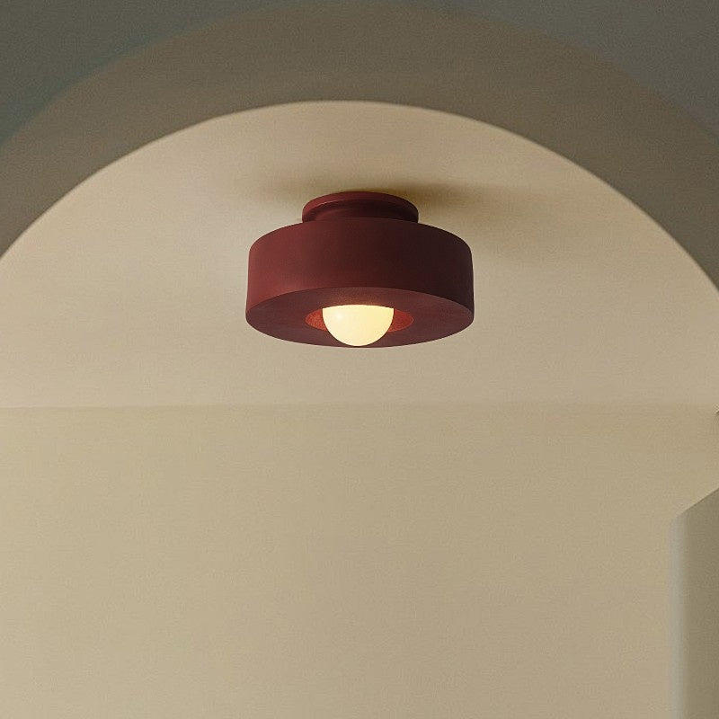 30cm Nordic Resin Ceiling Light / White