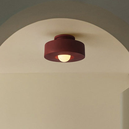 30cm Nordic Resin Ceiling Light / White