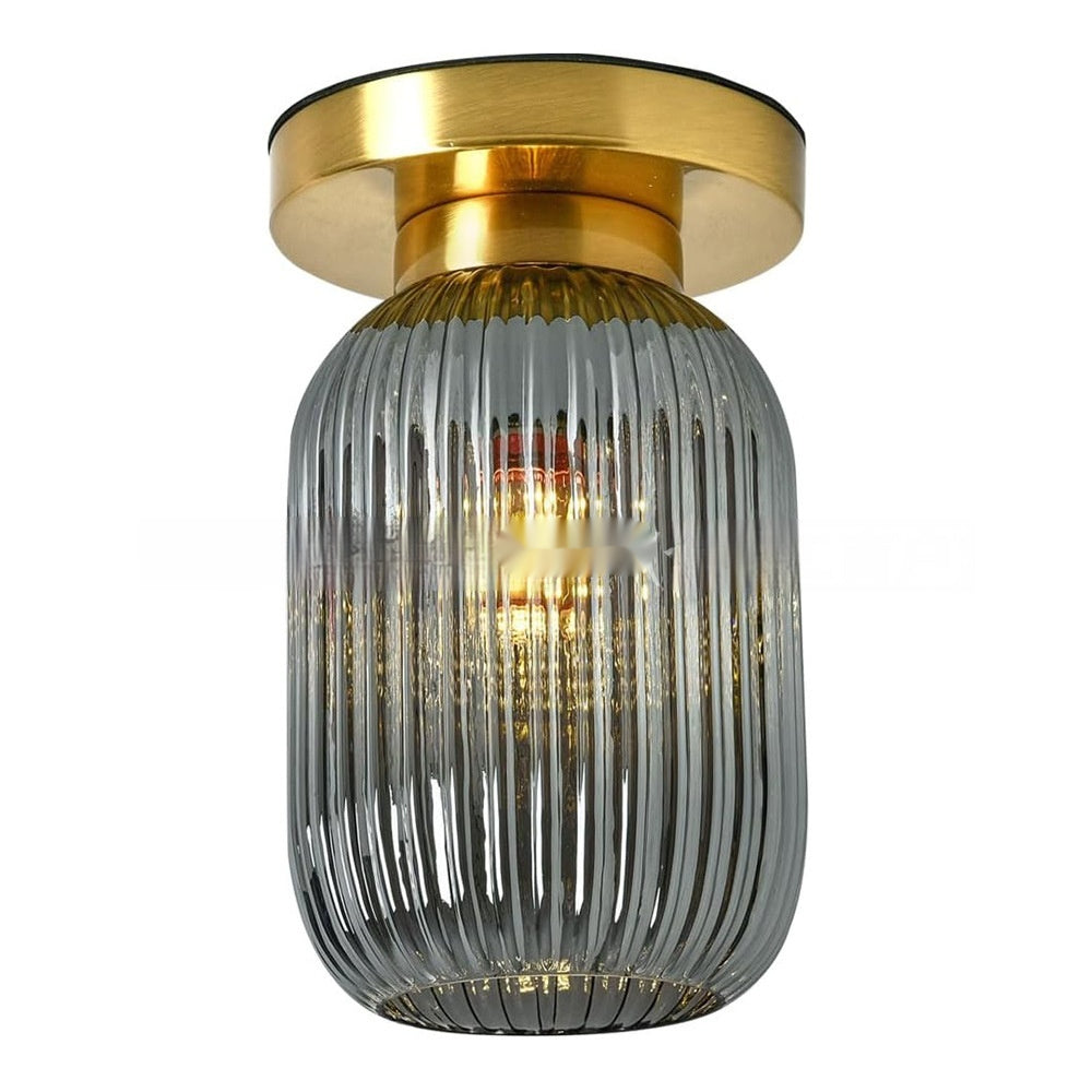 Nordic Glass Alloy Ceiling Light / Green Lampshade / With LED White Light