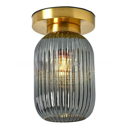 Nordic Glass Alloy Ceiling Light / Green Lampshade / With LED White Light