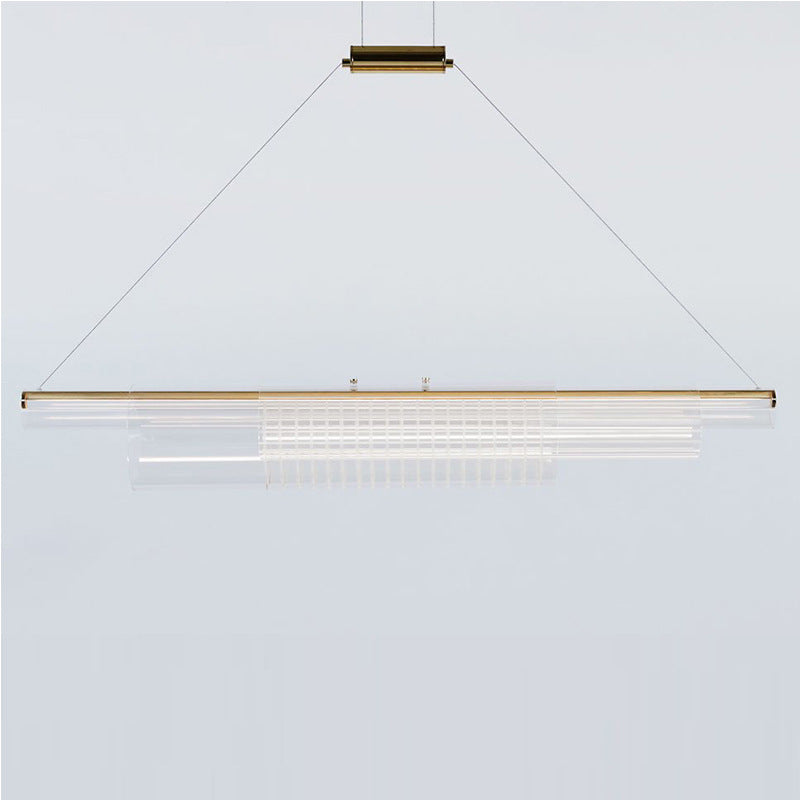 Linear Glass LED Pendant Light