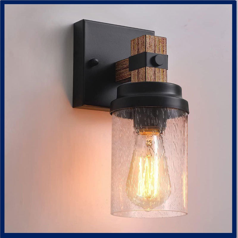 Rustic Multi-Head Wall Light