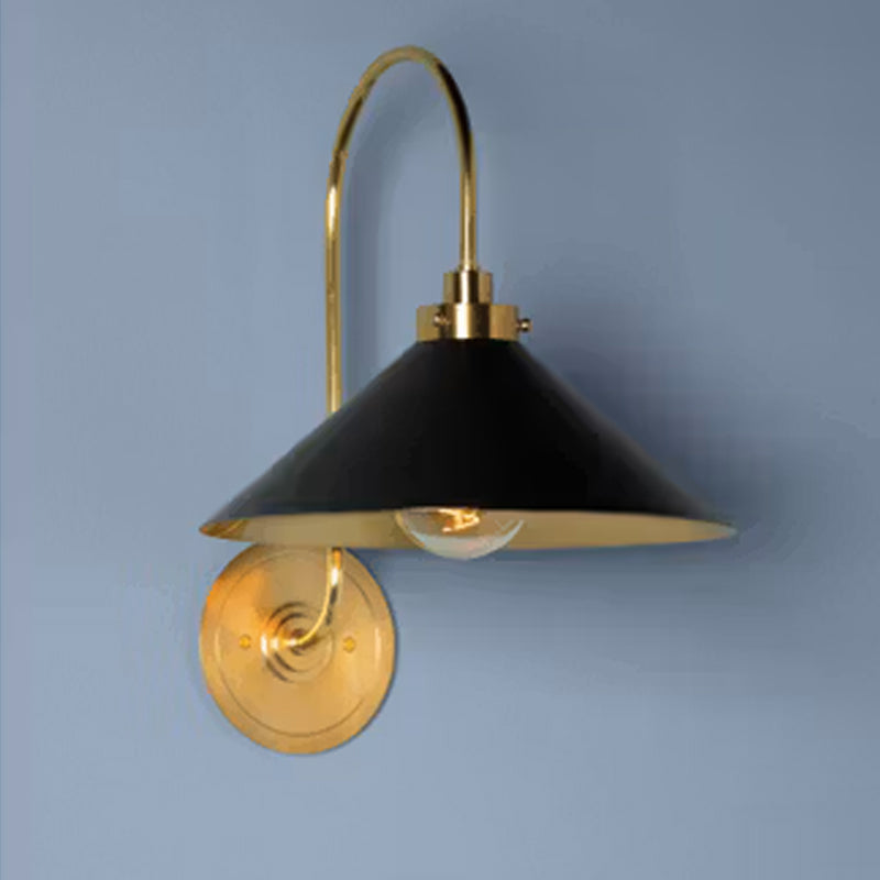 6W Copper Bronze LED Wall Light / Black / 6W