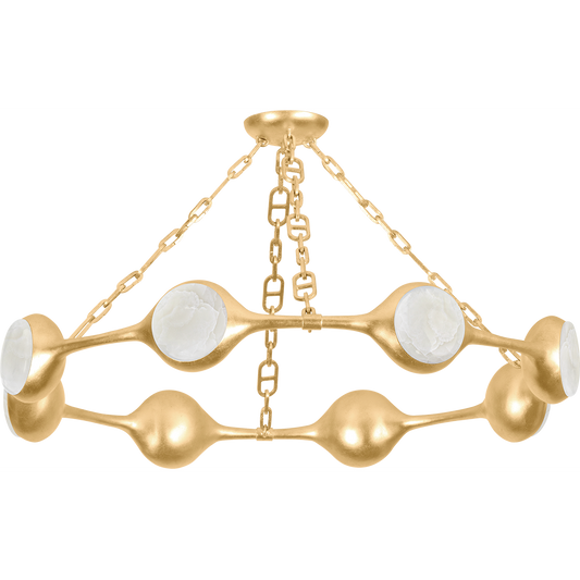 8-Light Onyx Disc LED Chandelier / Default Title