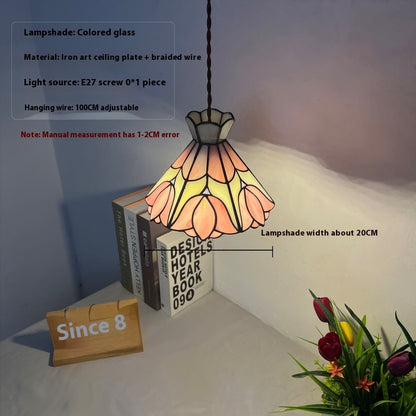 Handmade Floral Glass Pendant Light