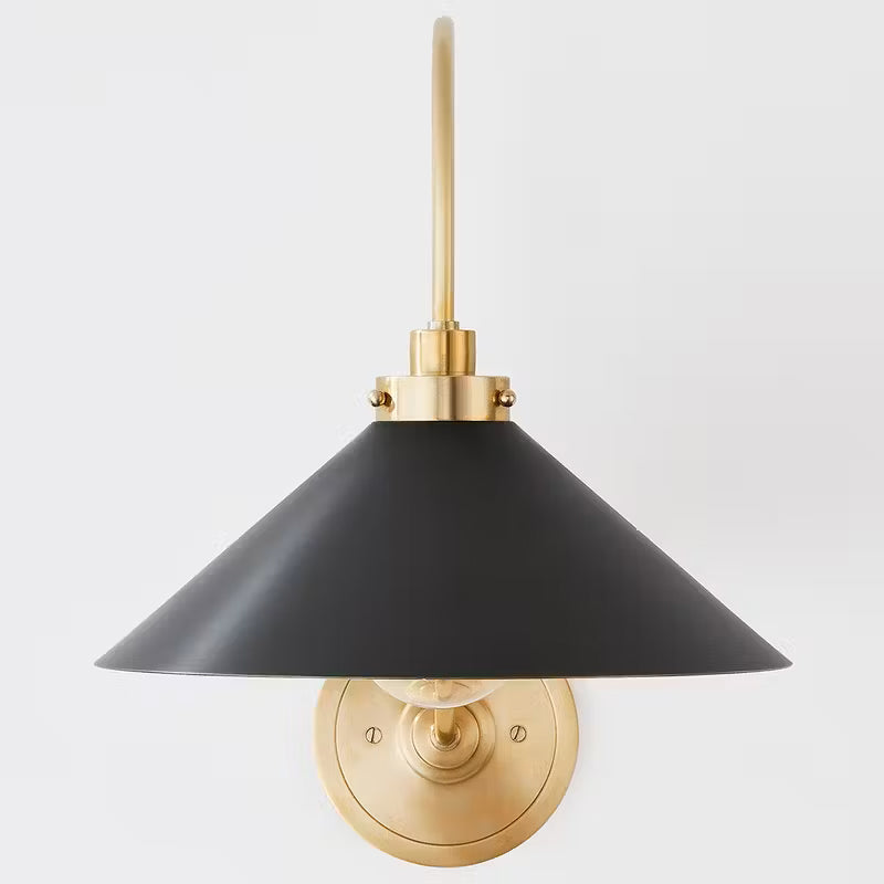 6W Copper Bronze LED Wall Light / White / 6W