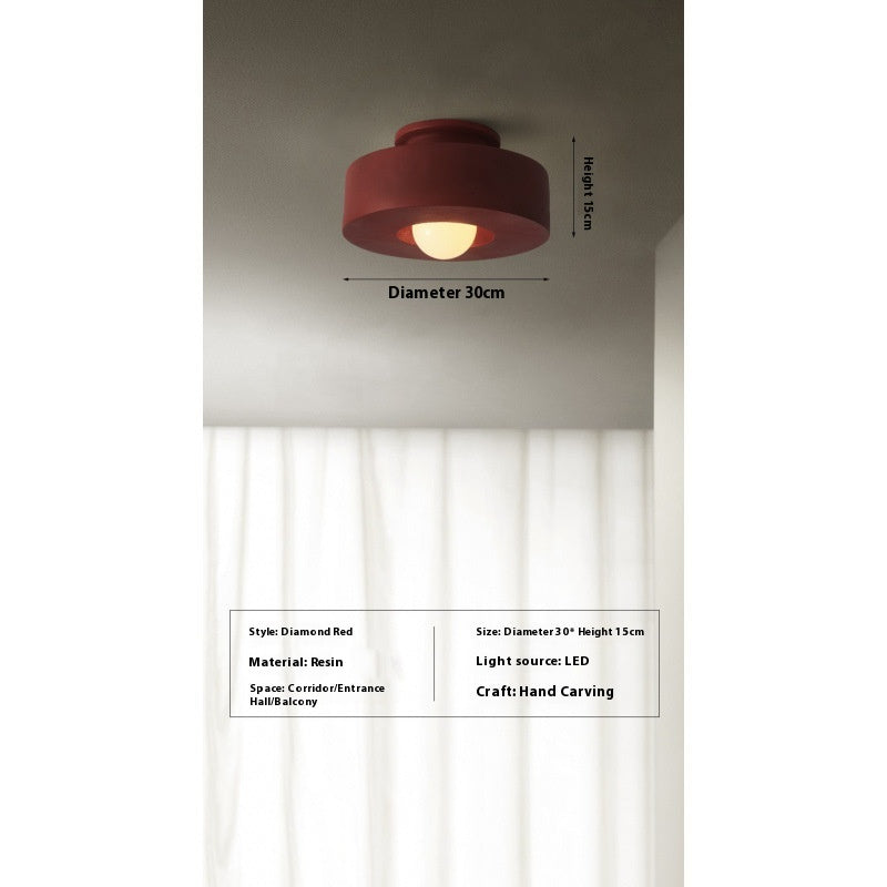 30cm Nordic Resin Ceiling Light