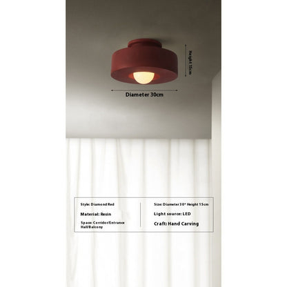 30cm Nordic Resin Ceiling Light