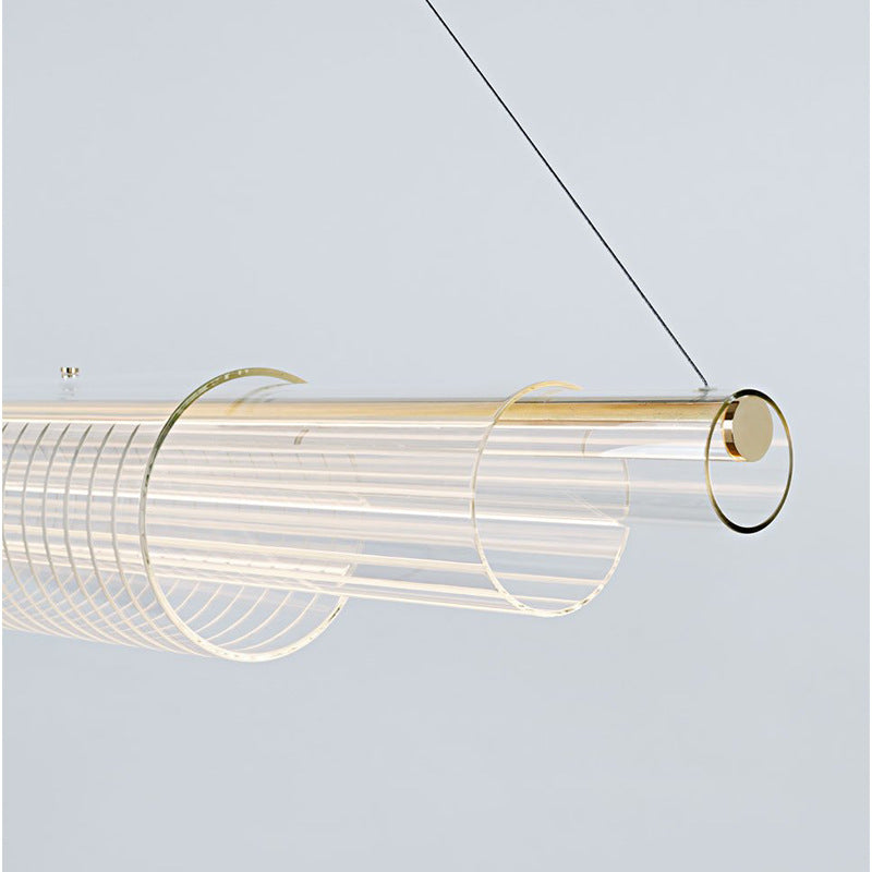 Linear Glass LED Pendant Light