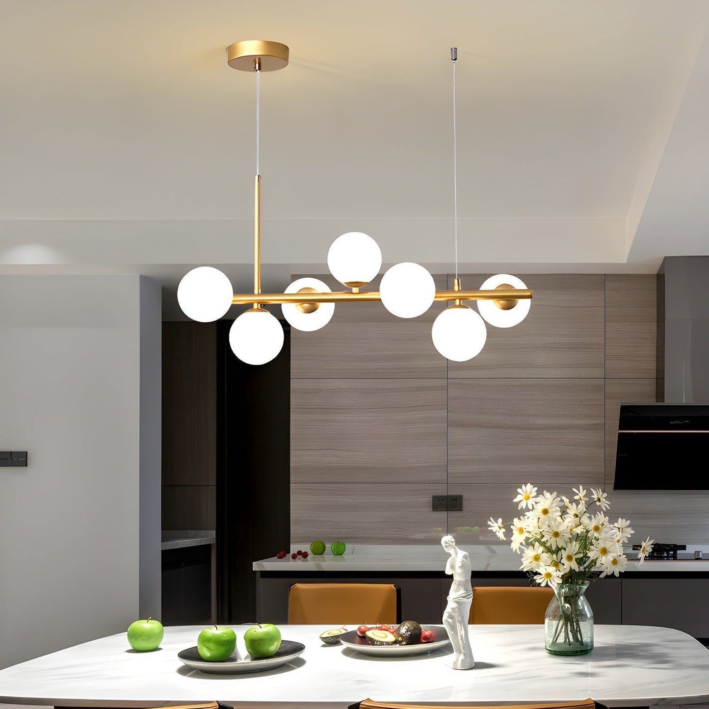 Adjustable Multi-Globe G9 Chandelier
