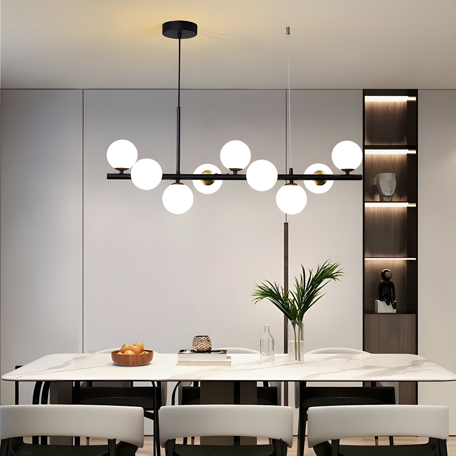 Adjustable Multi-Globe G9 Chandelier