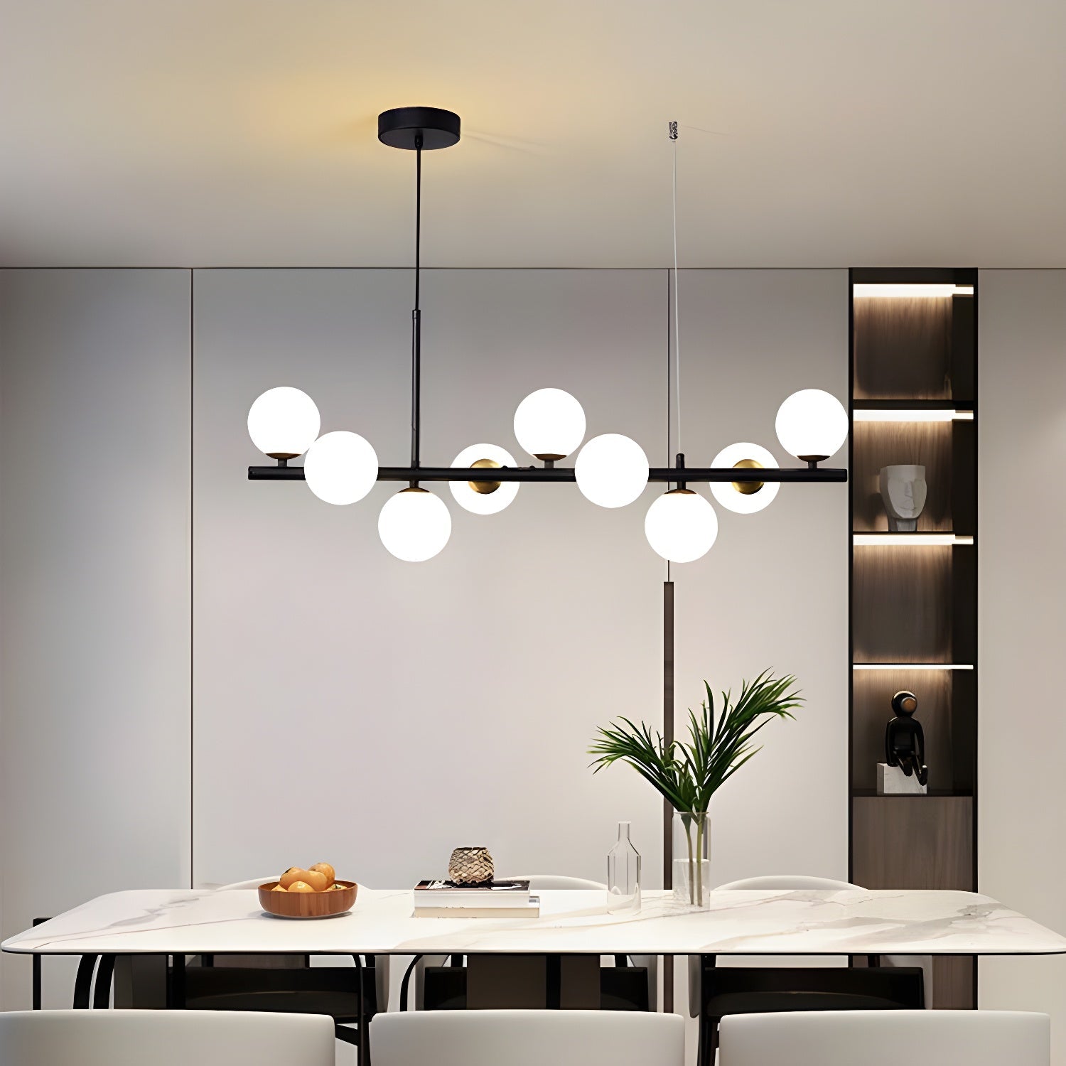 Adjustable Multi-Globe G9 Chandelier
