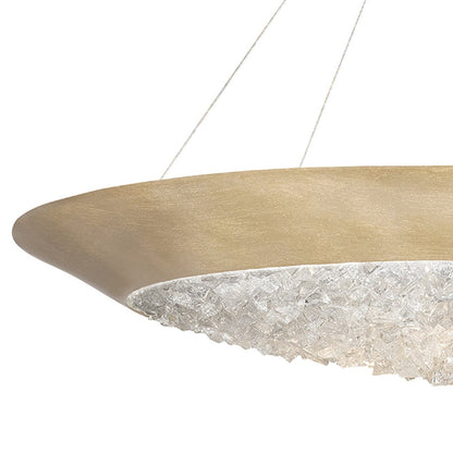 32-Inch Crystal Halo Pendant Light