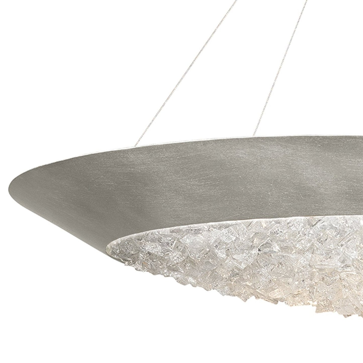 32-Inch Crystal Halo Pendant Light