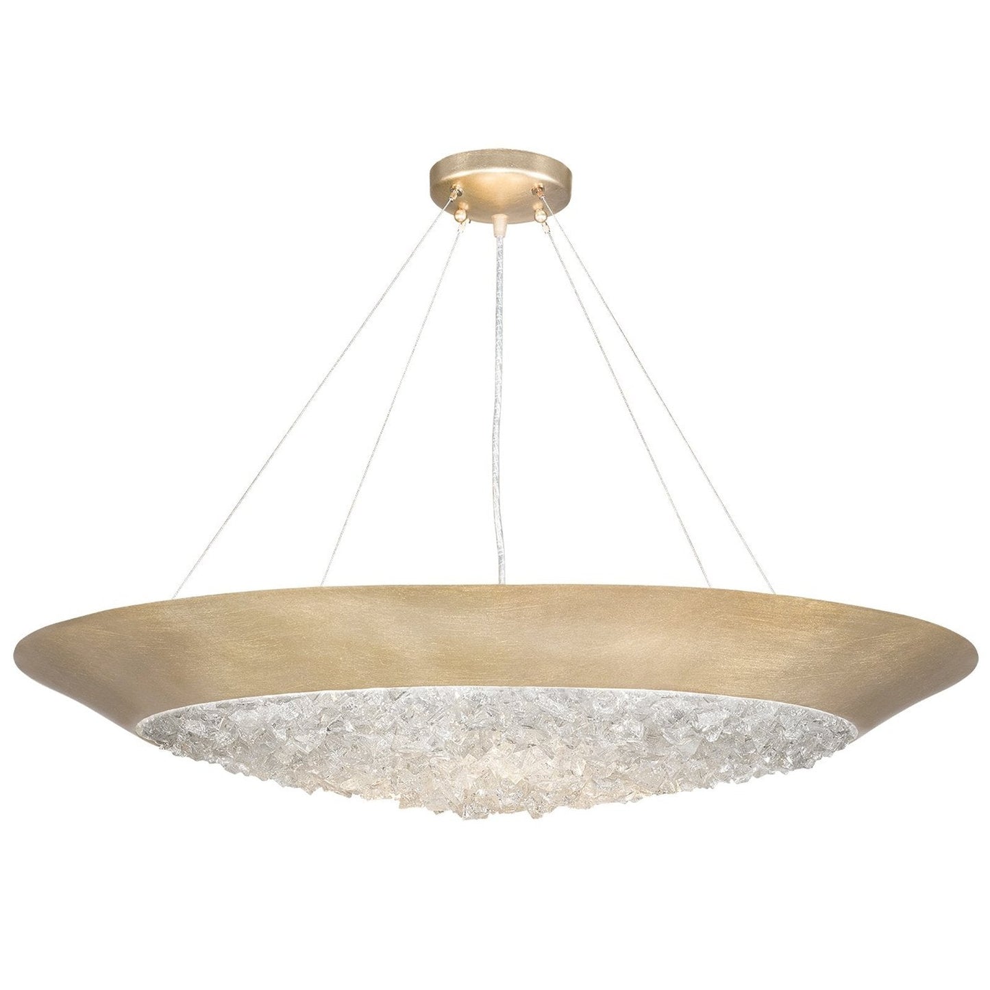 32-Inch Crystal Halo Pendant Light