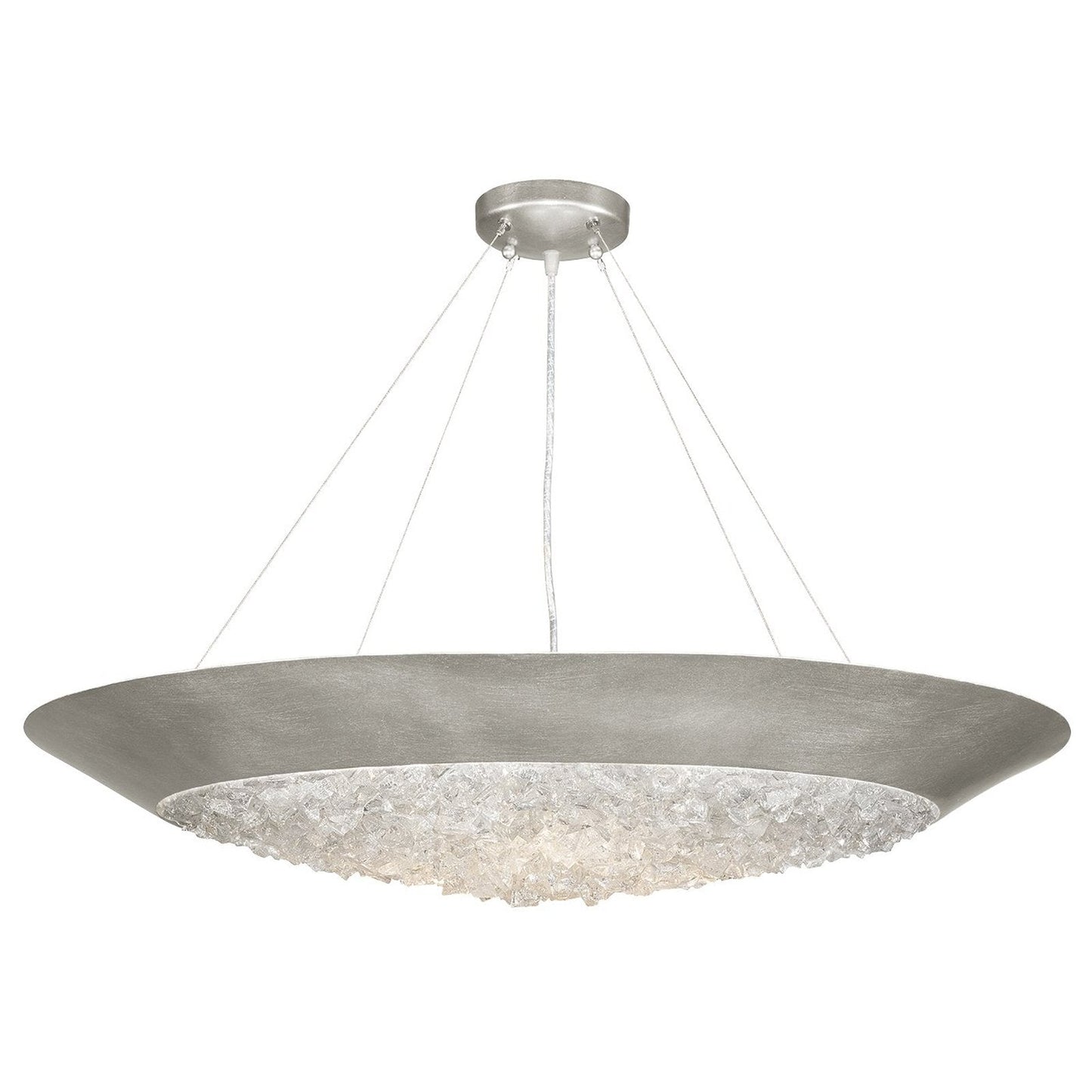 32-Inch Crystal Halo Pendant Light