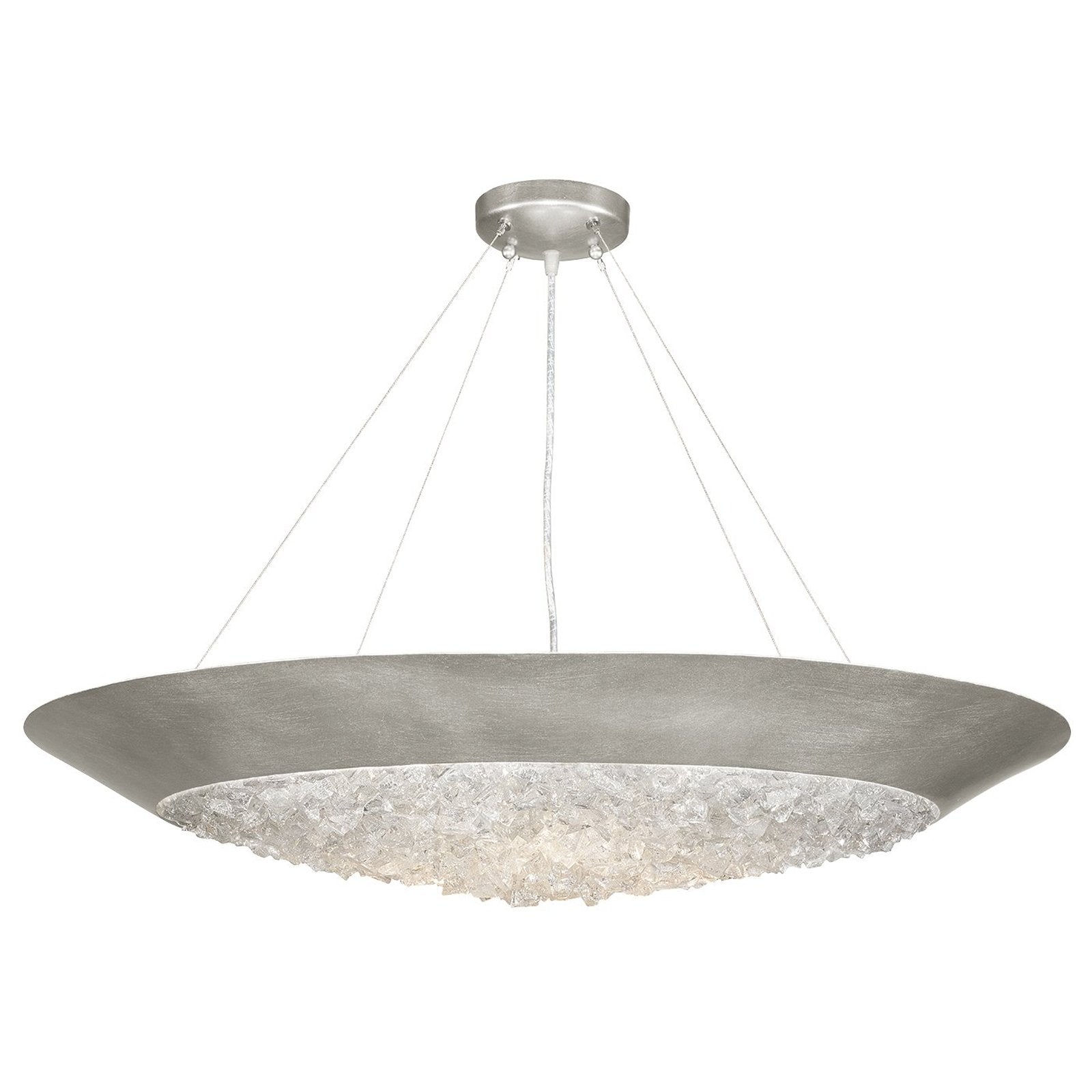 32-Inch Crystal Halo Pendant Light