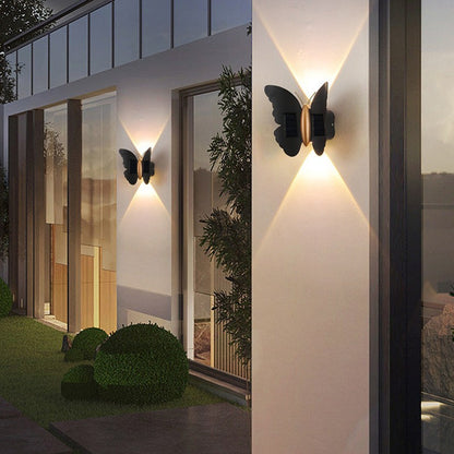 Solar Flower Outdoor Wall Light