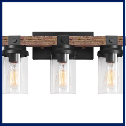 Rustic Multi-Head Wall Light