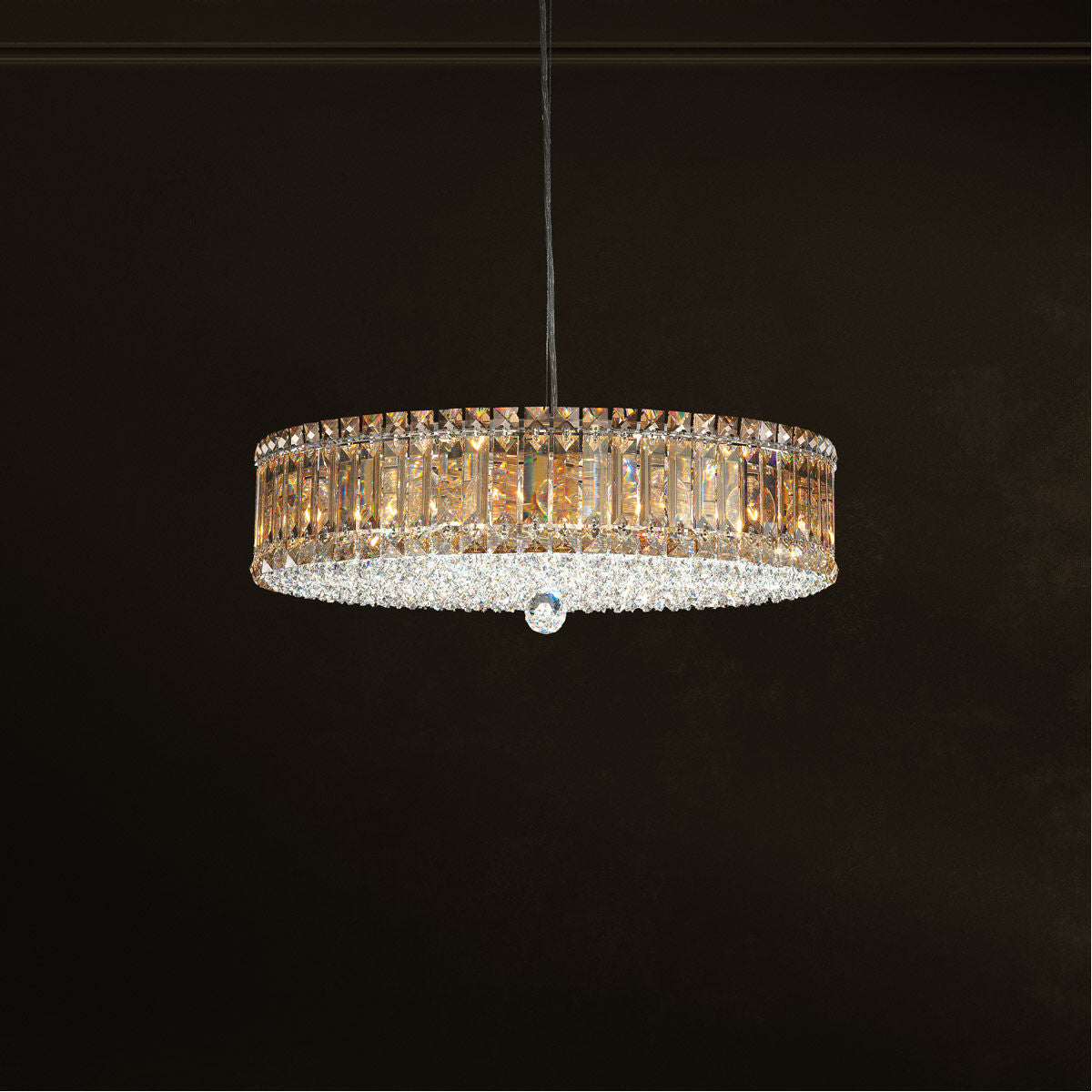 Art Deco Crystal Pendant Light